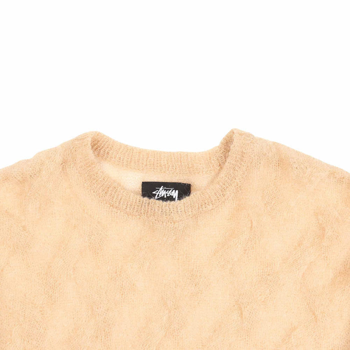 LOOSE KNIT CROSS CABLE