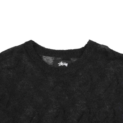 LOOSE KNIT CROSS CABLE