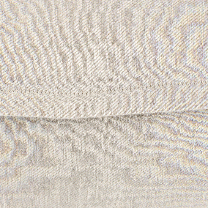 Mae 14L x 26W Beige Fabric Decorative Pillow Cover
