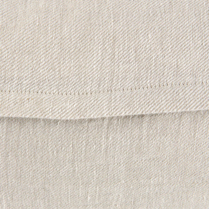 Mae 14L x 26W Beige Fabric Decorative Pillow Cover