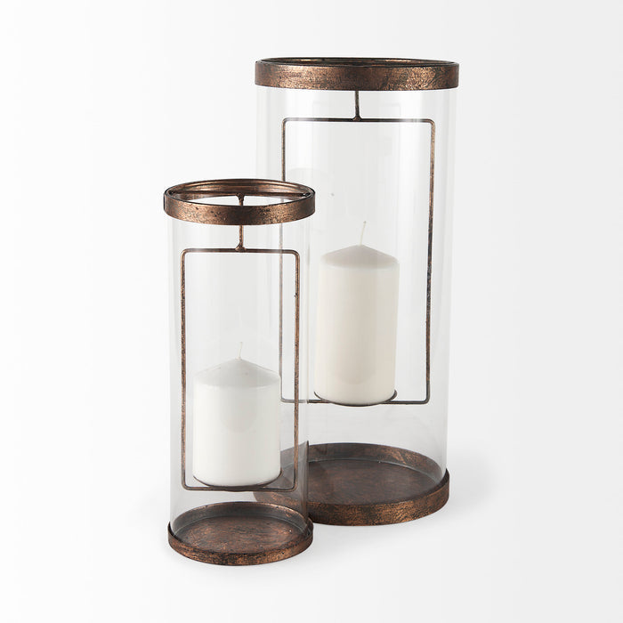 McClure Small Copper Suspended Table Candle Holder