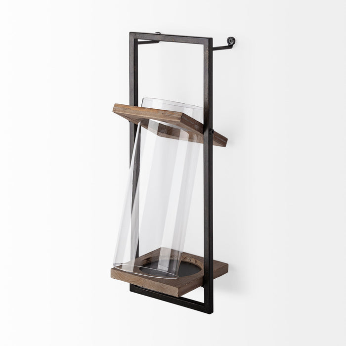 Milton Rustic wall mounted candle holder
