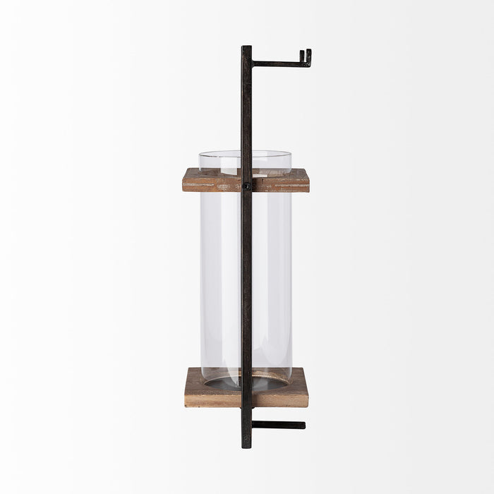 Milton Rustic wall mounted candle holder