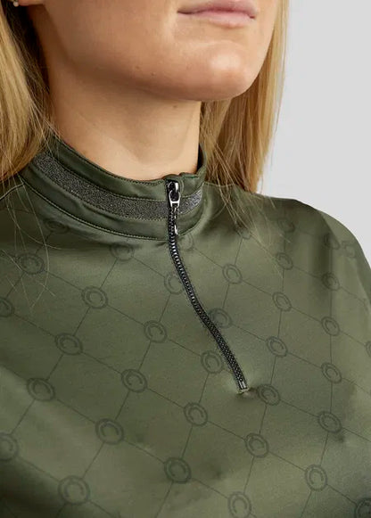 MoAvina Crystal Caviar Printed Shirt