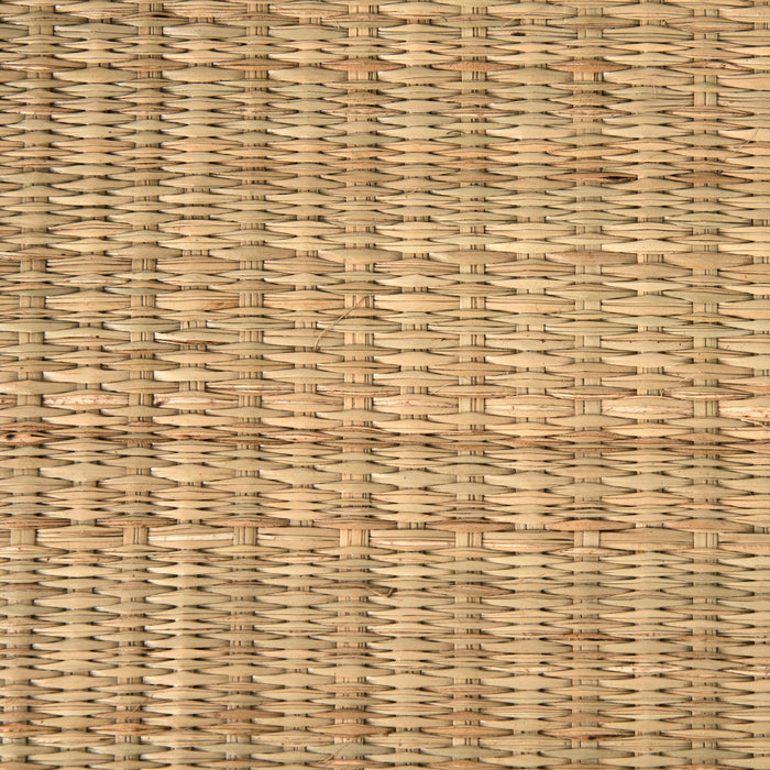 Nia 18.5L x 13.4W x 14.6H Set of 2 Light Brown Seagrass Rectangular Basket with Handles