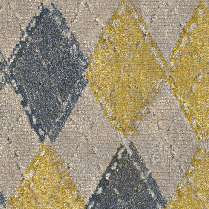 Oblique Argyle - Golden Slate - 4131 - 06 - Half Yard