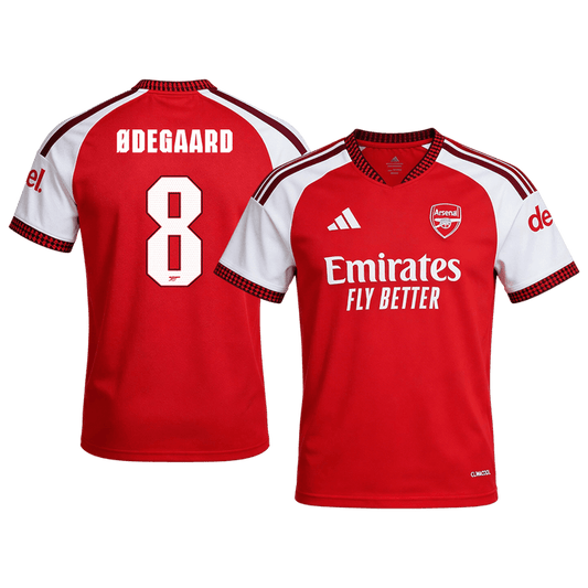 ØDEGAARD #8 Arsenal Home Soccer Jersey 2026/27 -UCL