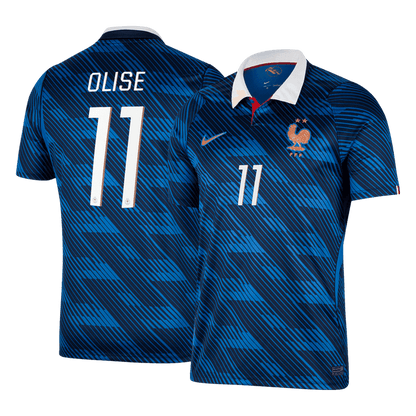 OLISE #11 France Home Soccer Jersey World Cup 2026