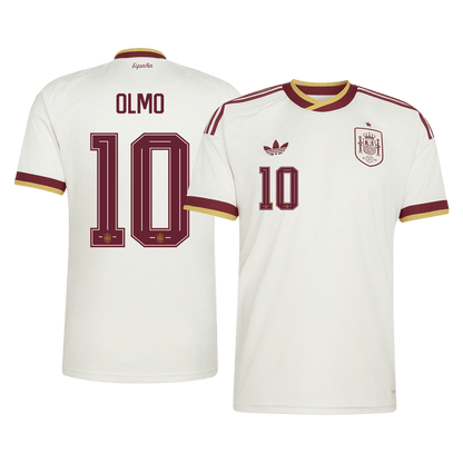 OLMO #10 Spain Away Soccer Jersey World Cup 2026