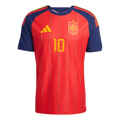 OLMO #10 Spain Home Player Version Jersey World Cup 2026