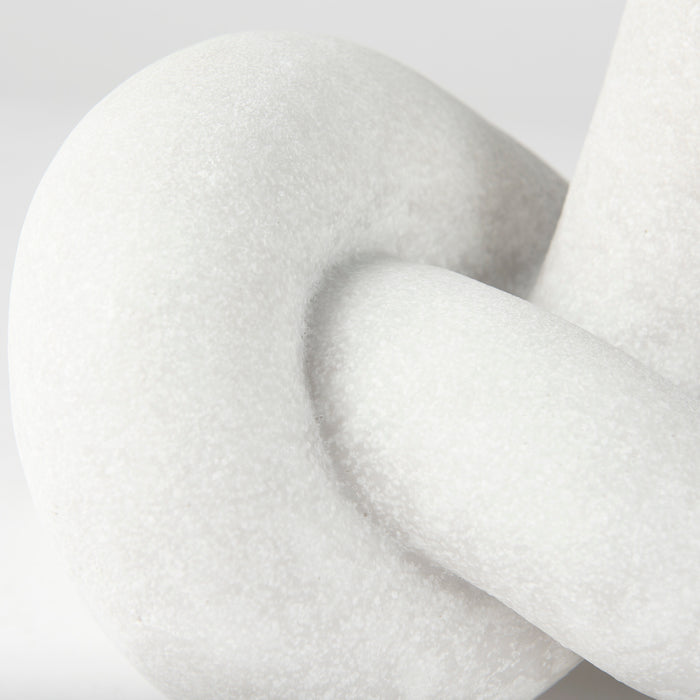 Otto Granite Resin Small Knot Sculpture Decorative Object