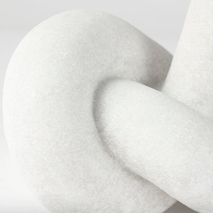 Otto Granite Resin Small Knot Sculpture Decorative Object