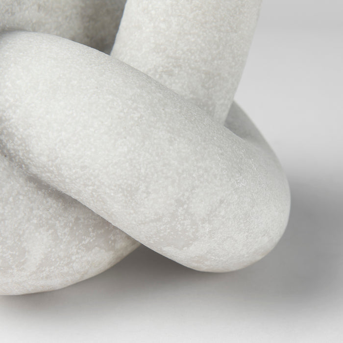 Otto Granite Resin Small Knot Sculpture Decorative Object