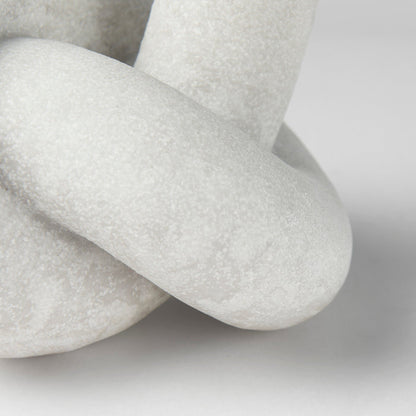 Otto Granite Resin Small Knot Sculpture Decorative Object