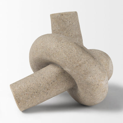 Otto Sandstone Resin Small Knot Sculpture Decorative Object