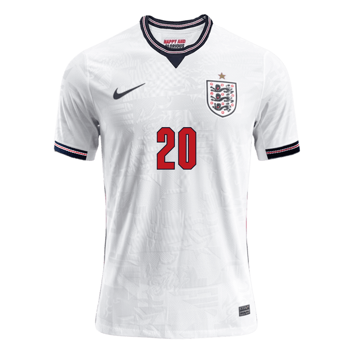 PALMER #20 England Home Player Version Jersey World Cup 2026