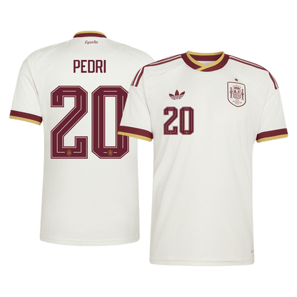 PEDRI #20 Spain Away Soccer Jersey World Cup 2026