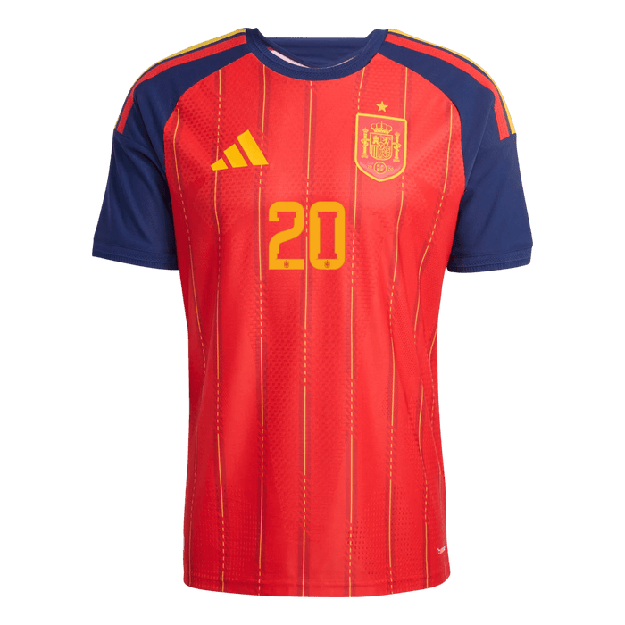 PEDRI #20 Spain Home Player Version Jersey World Cup 2026
