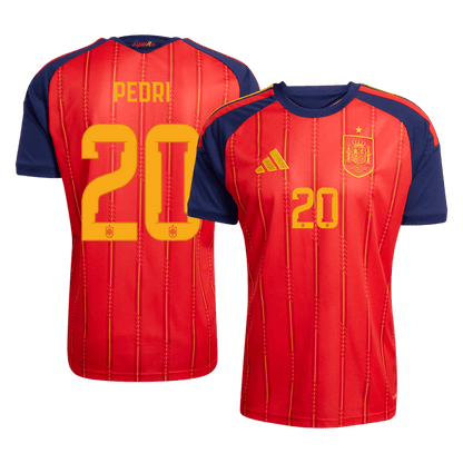 PEDRI #20 Spain Home Soccer Jersey 2026