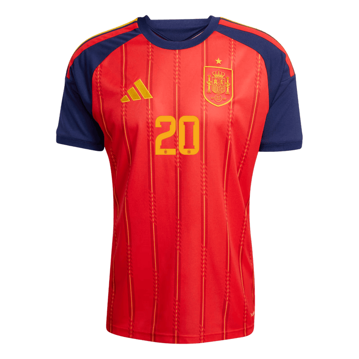 PEDRI #20 Spain Home Soccer Jersey 2026