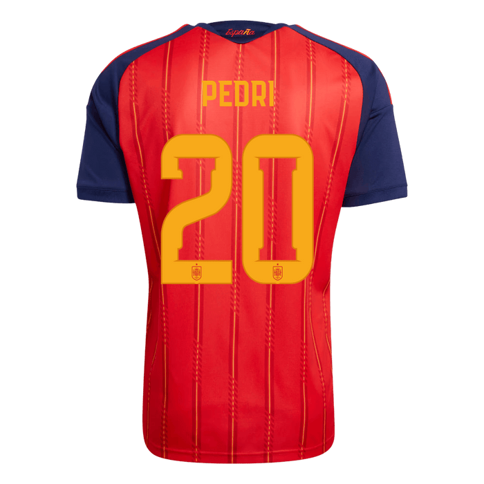 PEDRI #20 Spain Home Soccer Jersey 2026