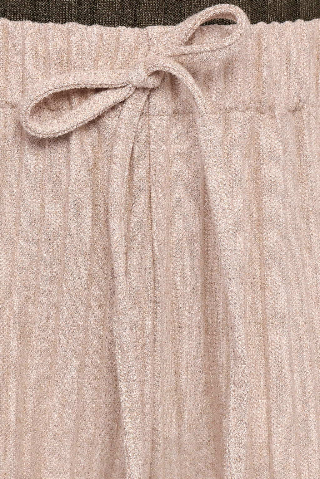 Davis Pleated Knit Pant - Beige