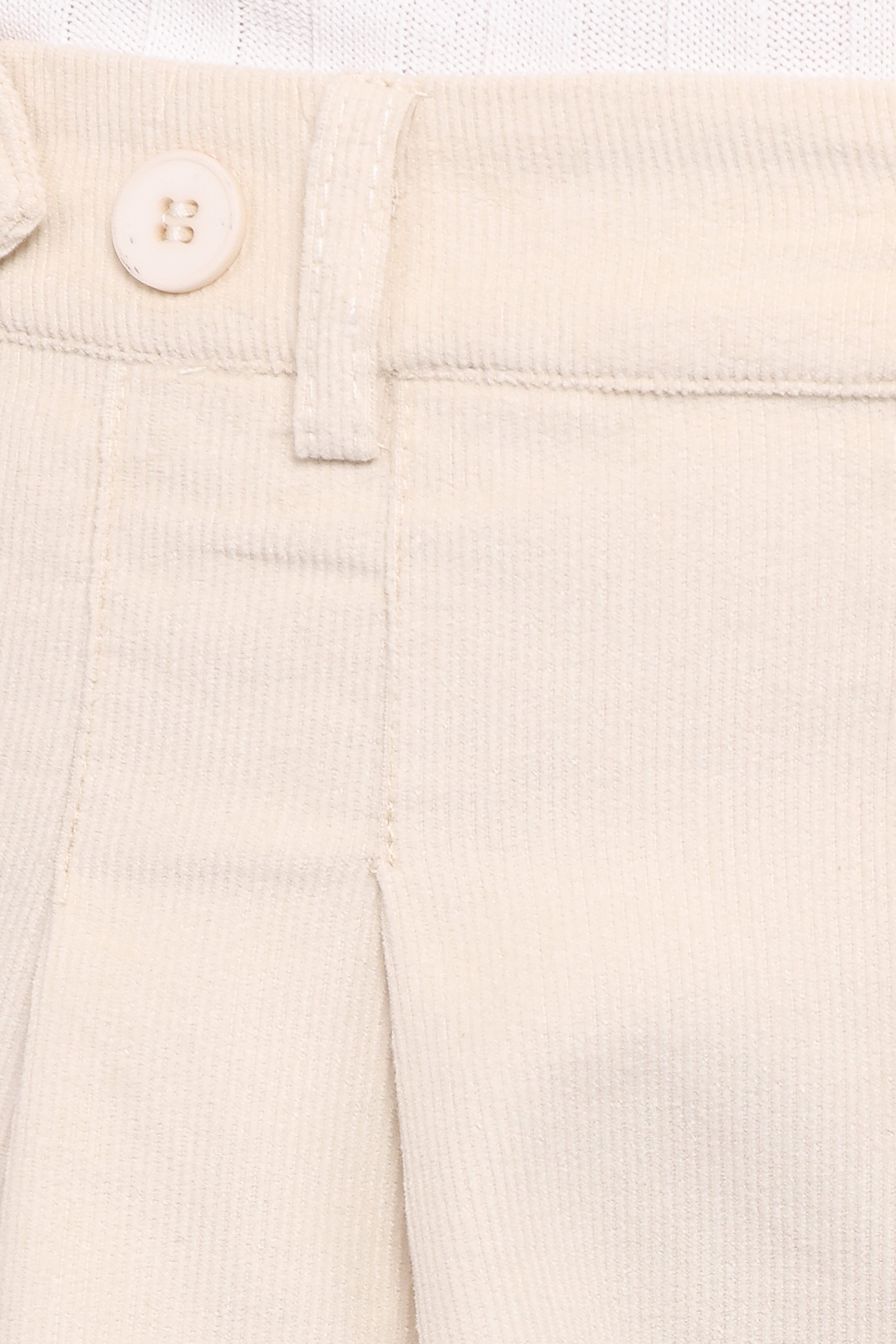 Faelan Wide Leg Cord Pants - Beige