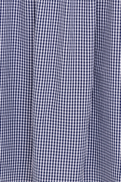 Laurita Maxi Skirt - Navy Gingham