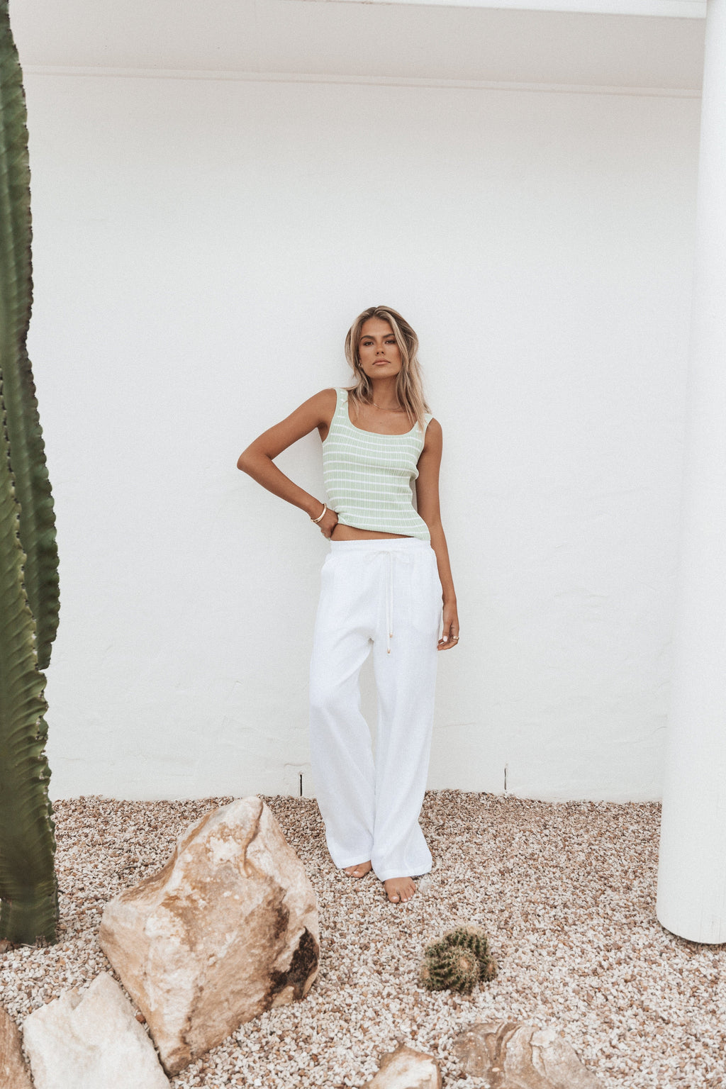 Wren Pant - White