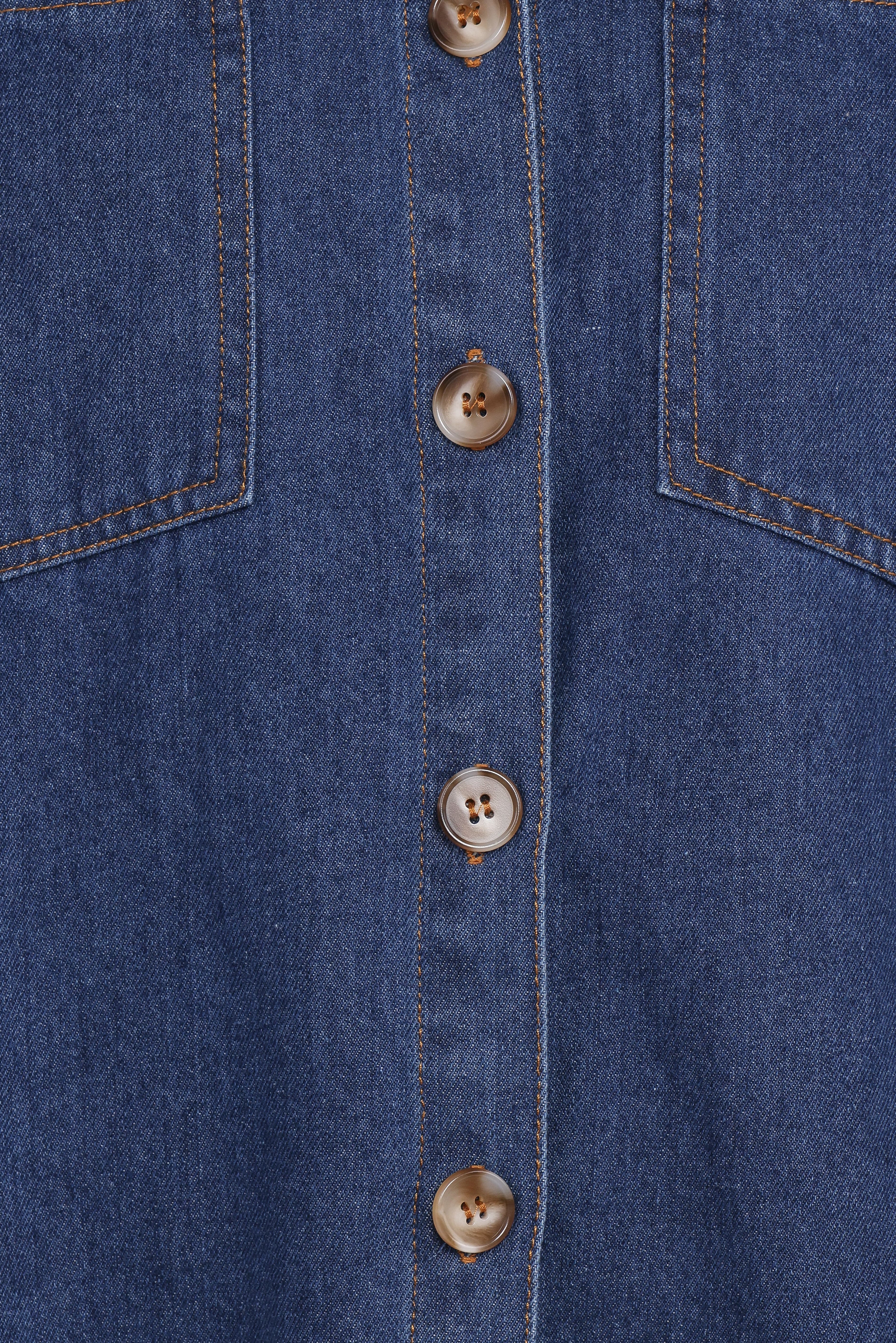 Anicia Denim Shirt - Dark