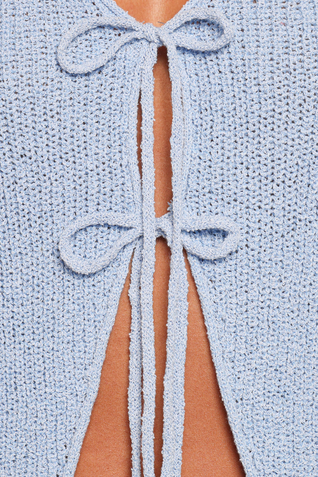 Kendall Knit Top - Light Blue