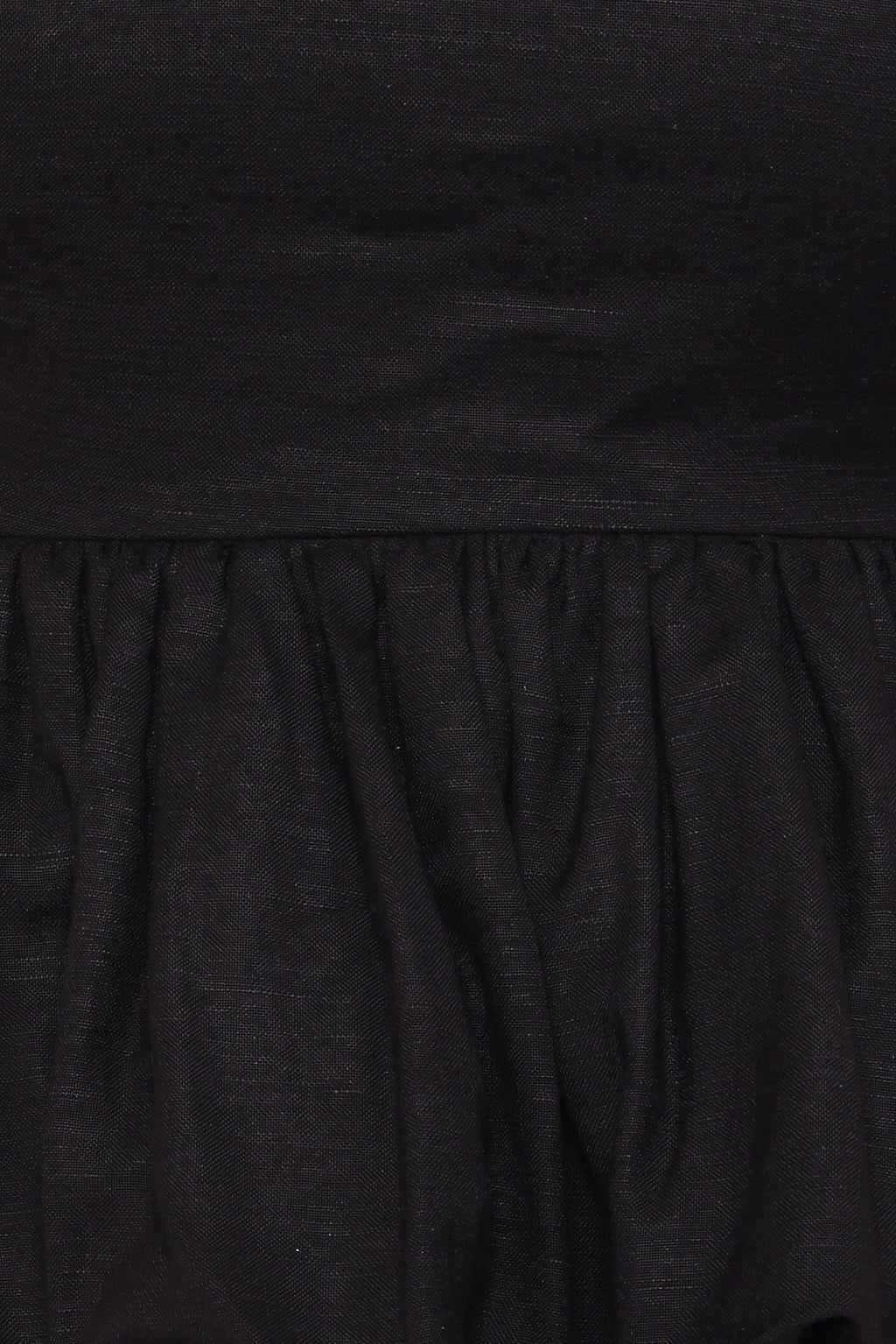 Ursa Peplum Top - Black