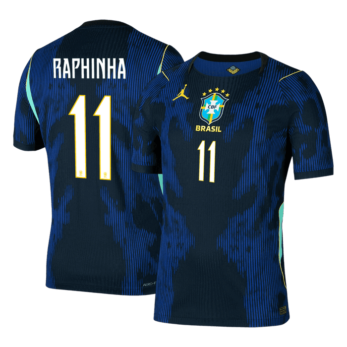 RAPHINHA #11 Brazil Away Player Version Jersey World Cup 2026