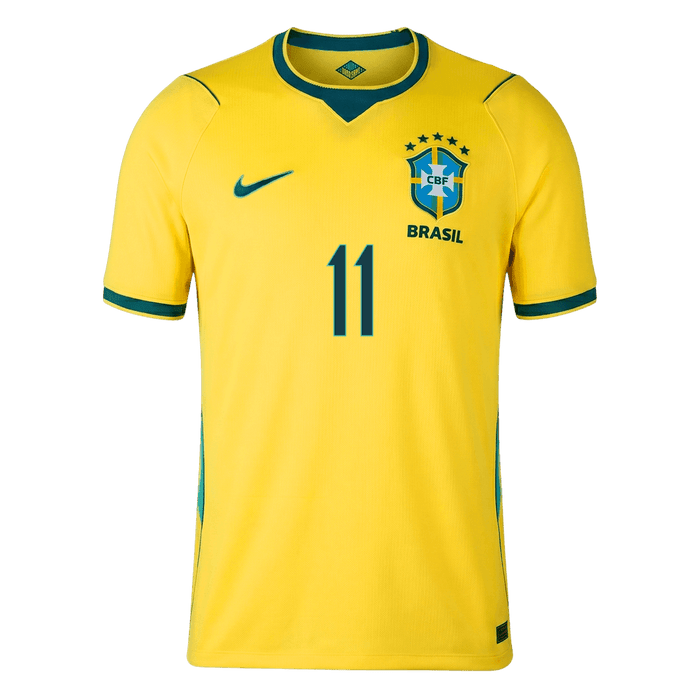 RAPHINHA #11 Brazil Home Soccer Jersey World Cup 2026