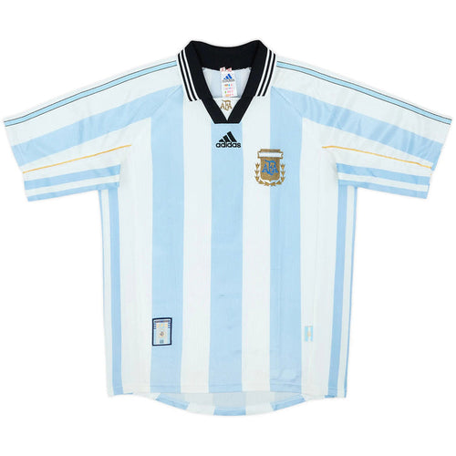 Retro Soccer Jersey Argentina Home World Cup 1998