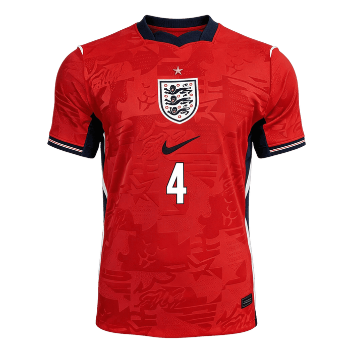 RICE #4 England Away Player Version Jersey World Cup 2026
