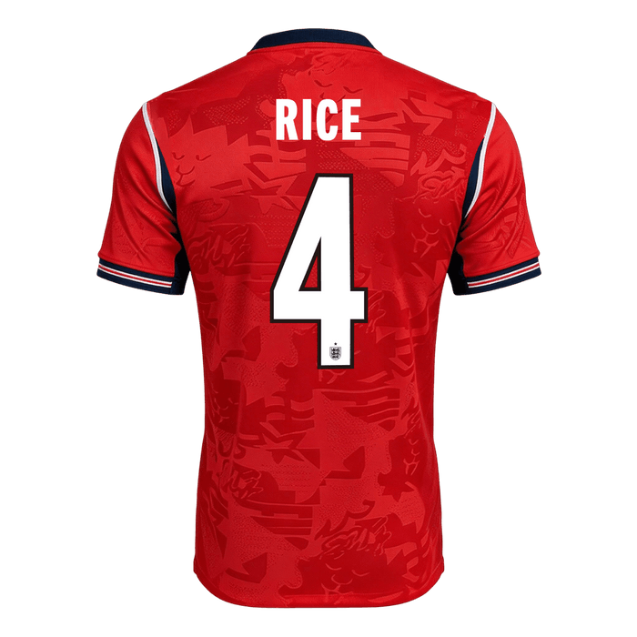 RICE #4 England Away Soccer Jersey World Cup 2026