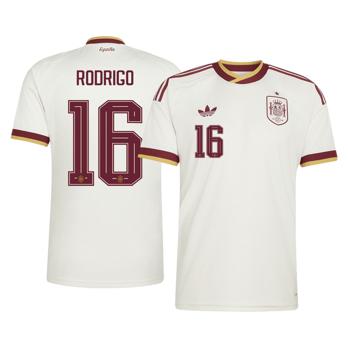 RODRIGO #16 Spain Away Soccer Jersey World Cup 2026