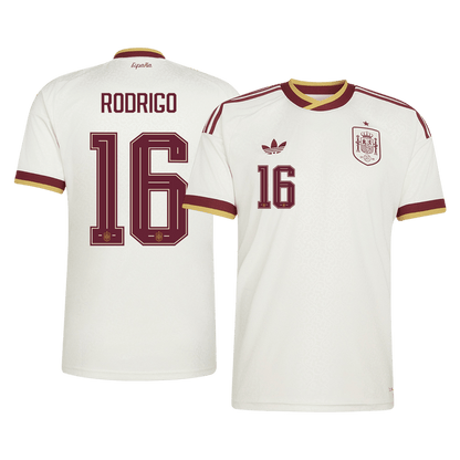 RODRIGO #16 Spain Away Soccer Jersey World Cup 2026