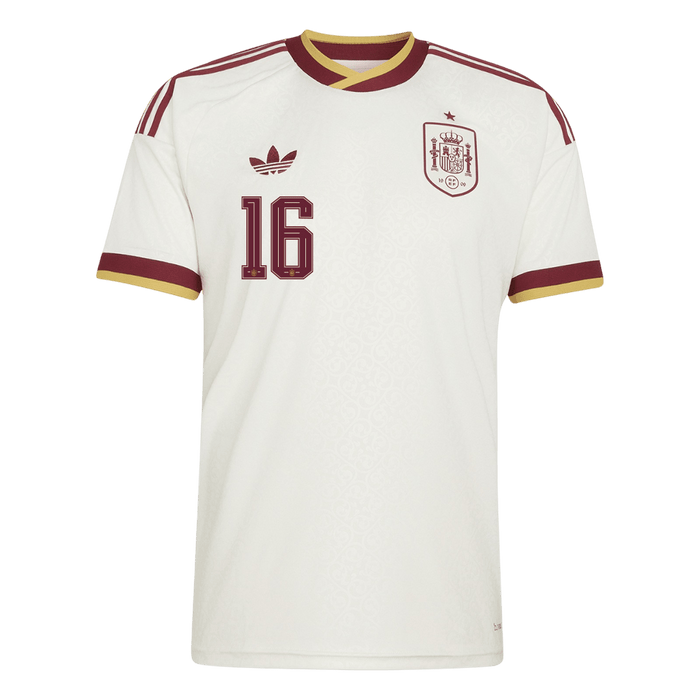RODRIGO #16 Spain Away Soccer Jersey World Cup 2026