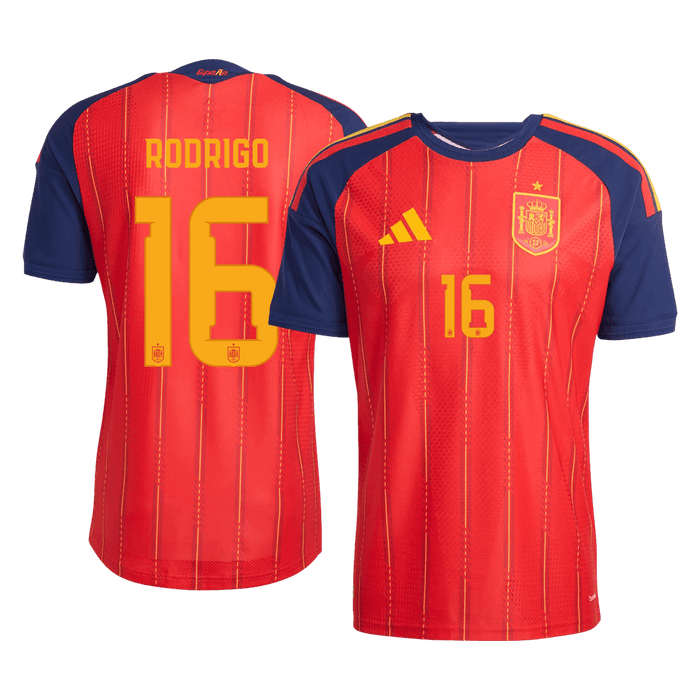 RODRIGO #16 Spain Home Player Version Jersey World Cup 2026