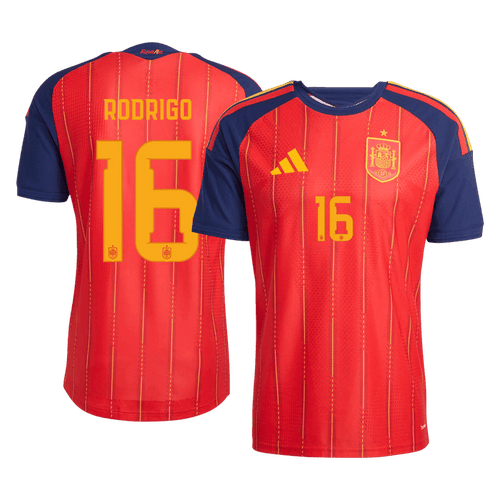 RODRIGO #16 Spain Home Player Version Jersey World Cup 2026