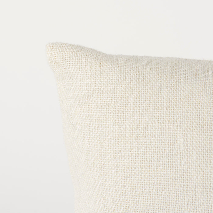 Sandra 18 x 18 Beige With Blue Stripes Decorative Pillow Cover