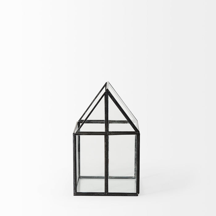 Sikes (Small) 6L x 6W x 10H Glass Terrarium