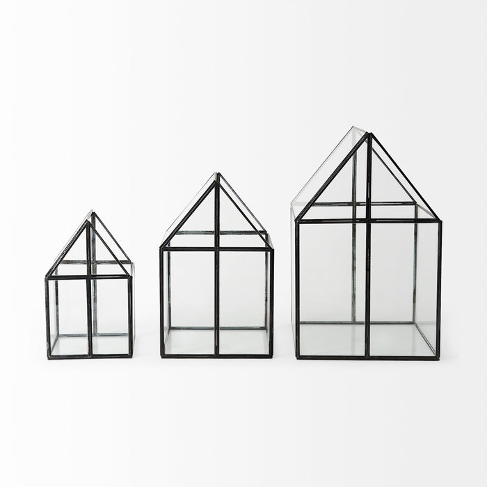 Sikes (Small) 6L x 6W x 10H Glass Terrarium