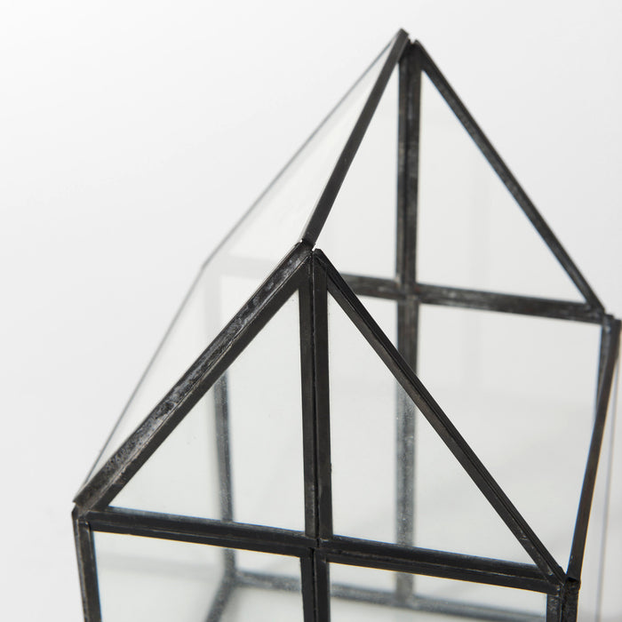 Sikes (Small) 6L x 6W x 10H Glass Terrarium