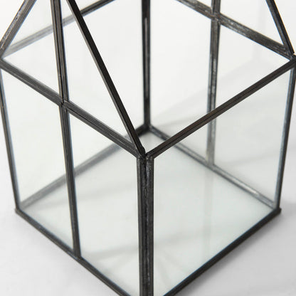 Sikes (Small) 6L x 6W x 10H Glass Terrarium