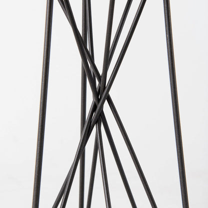 Sixx I Small Antiqued Metal Hexagonal Table Candle Holder