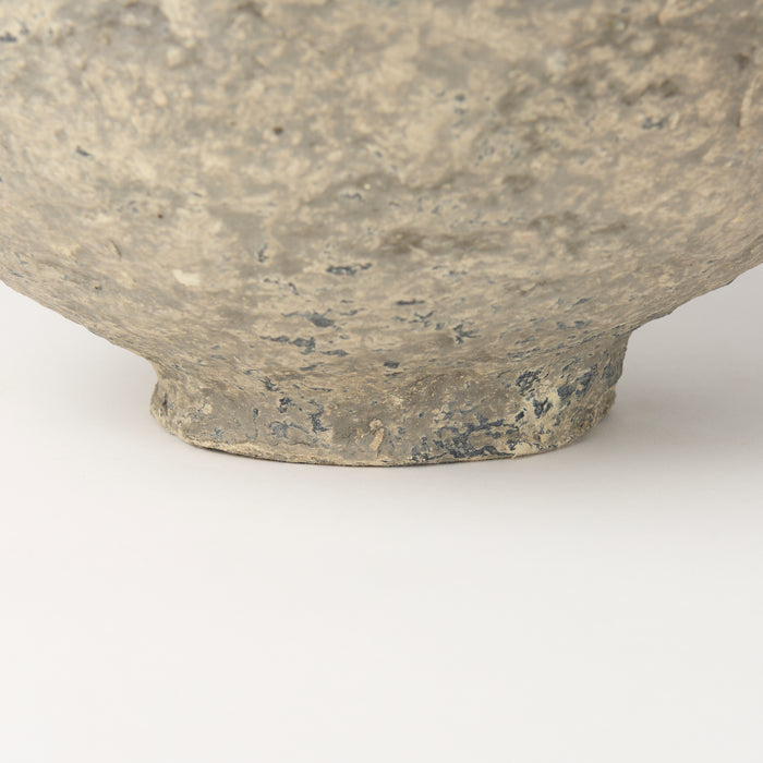 Sonu Set of 2 Gray Paper Mache Half-Pot Bowls