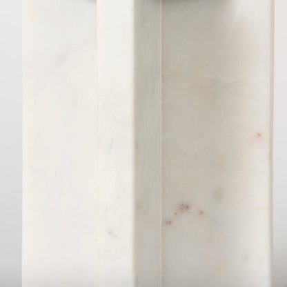 Sophia 5.5"L x 3.5"W x 8.0"H. Marble Candle Holder Medium